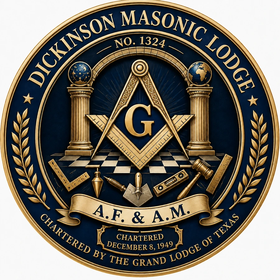 Dickinson Masonic Lodge No. 1324 emblem
